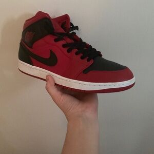 Almost New Jordan 1 Mid ‘Reverse Bred’ Size 12 No Box
